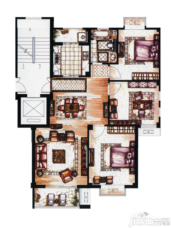 永和尚居普通住宅115㎡户型图