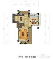 众安翡翠珑湾3室2厅4卫户型图