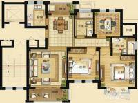 新隆碧玉园3室2厅2卫115㎡户型图