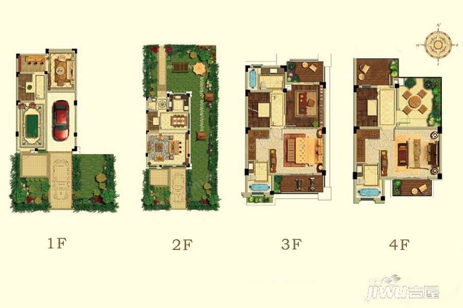 V7十里澜山4室3厅3卫150㎡户型图