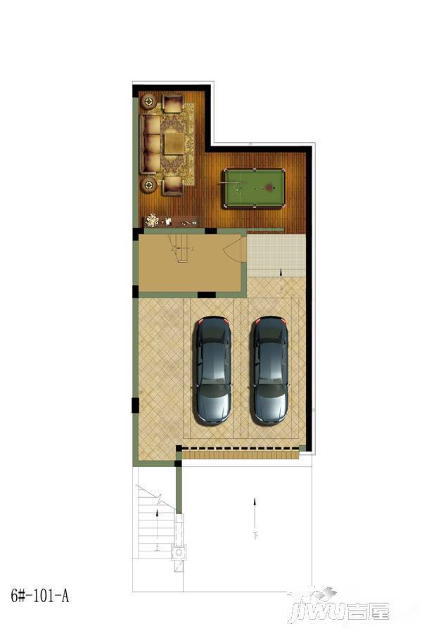 湖心别院5室3厅4卫285㎡户型图