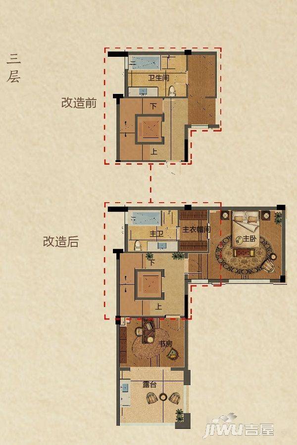 澜湖郡二期4室2厅4卫220㎡户型图