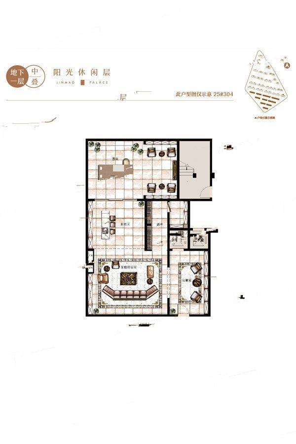 姚江金茂府5室2厅3卫198㎡户型图