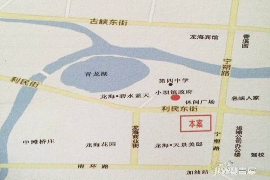 尚景园位置交通图