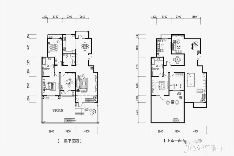 建发宝湖湾5室4厅5卫328㎡户型图