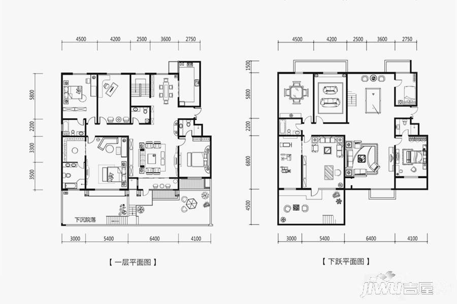 建发宝湖湾8室4厅6卫574㎡户型图