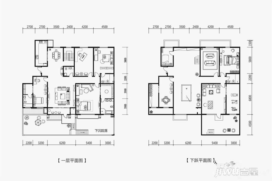 建发宝湖湾8室3厅5卫608㎡户型图