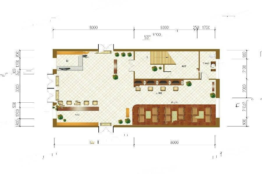 阿尔山市泉城美景中心商业街1室0厅0卫386㎡户型图