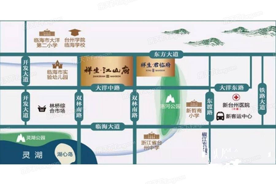 祥生江山府位置交通图