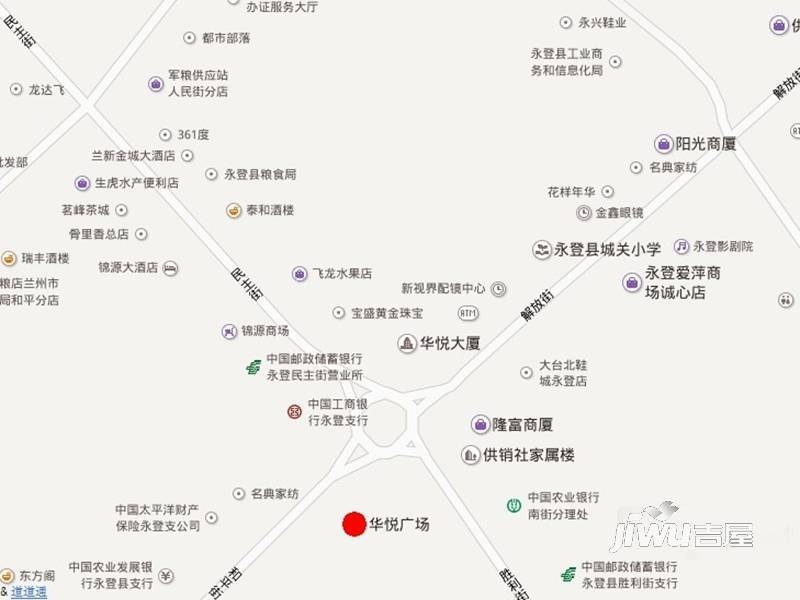 华悦广场位置交通图