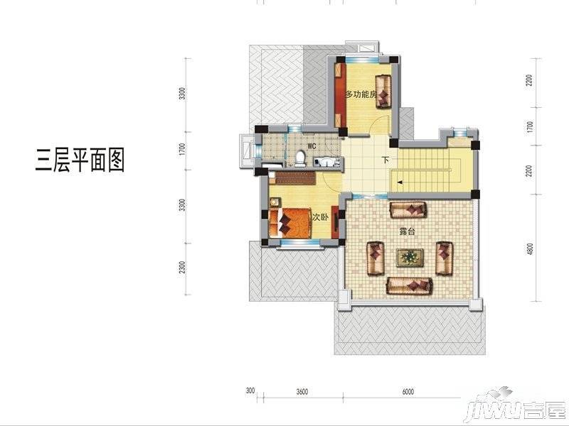 碧桂园城市花园6室2厅4卫265.6㎡户型图