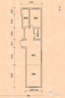 万隆花园2室1厅1卫84.8㎡户型图