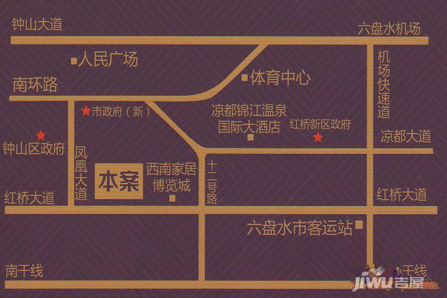 锦绣公馆位置交通图
