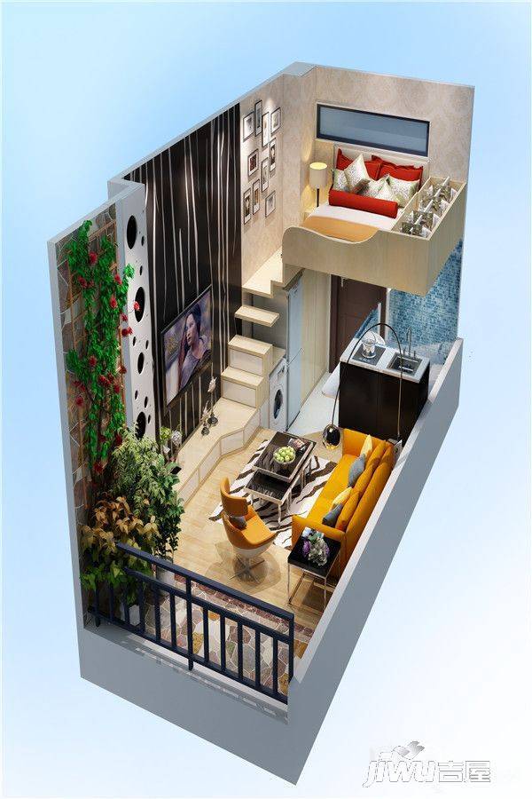 米拉国际公寓效果图图片