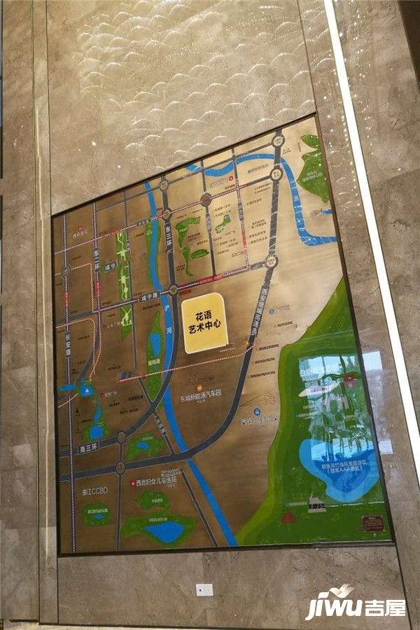 中国铁建花语城位置交通图图片