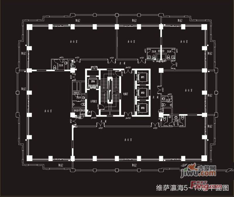 西安绿地中心户型图