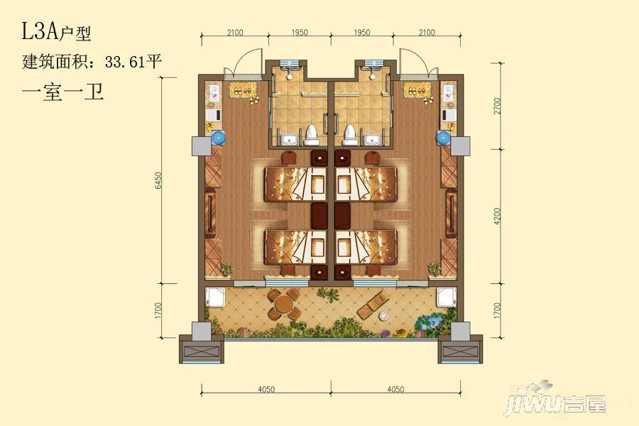 白鹿溪谷户型图图片