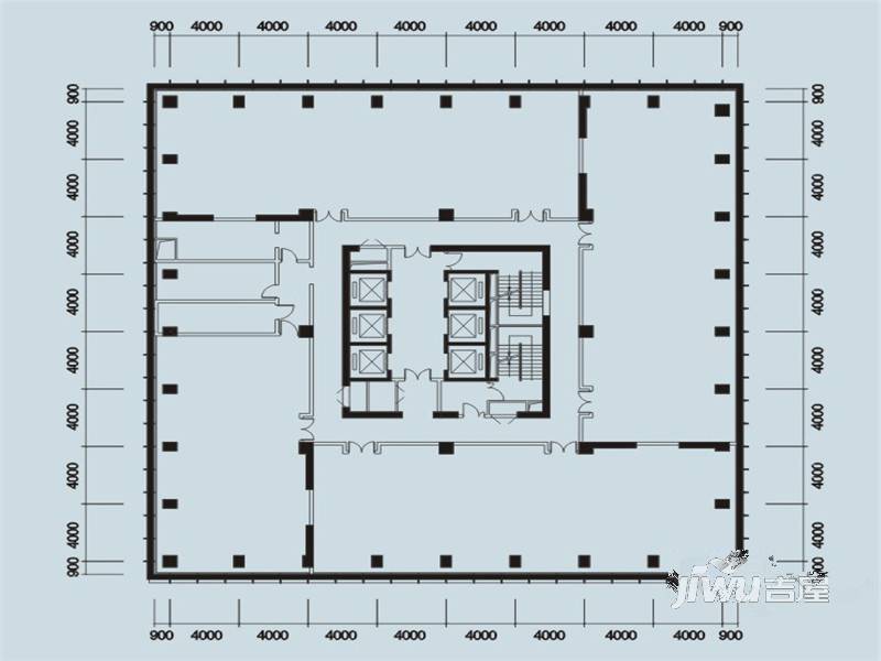 泰华金贸国际普通住宅1167㎡户型图