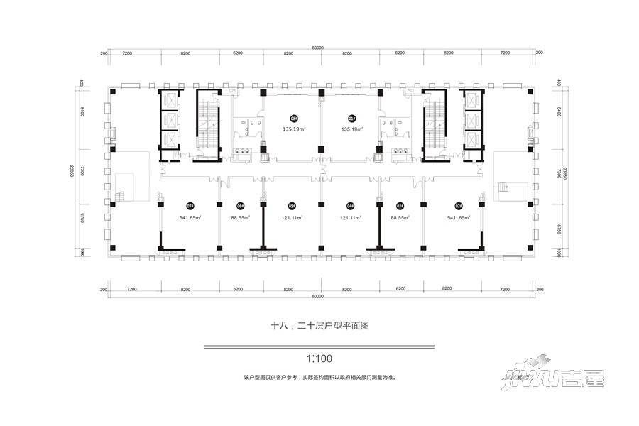 汇豪树中心8室0厅0卫1344㎡户型图