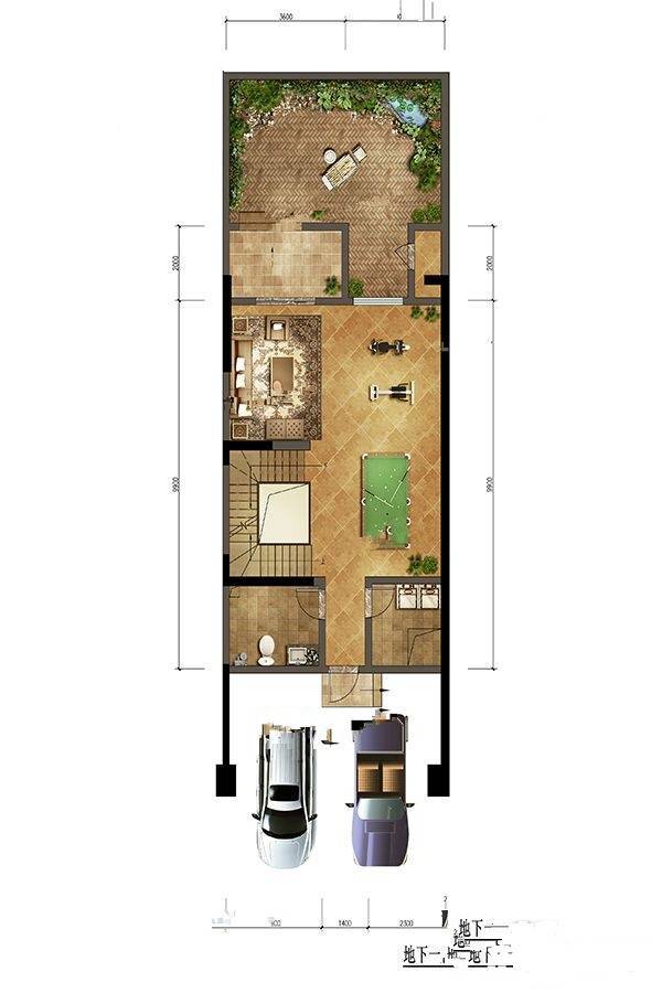 阳光城上林府3室3厅3卫200㎡户型图