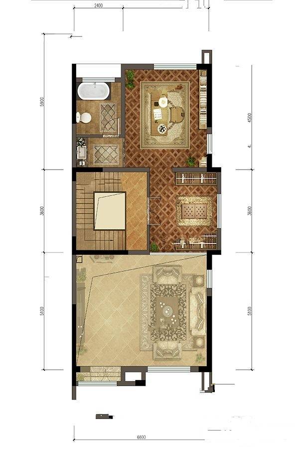 阳光城上林府3室3厅3卫200㎡户型图