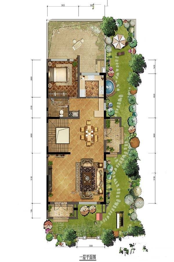 阳光城上林府3室3厅3卫200㎡户型图