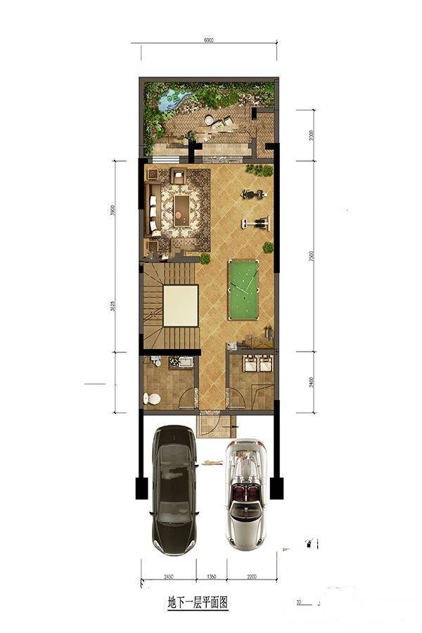 阳光城上林府2室3厅3卫180㎡户型图