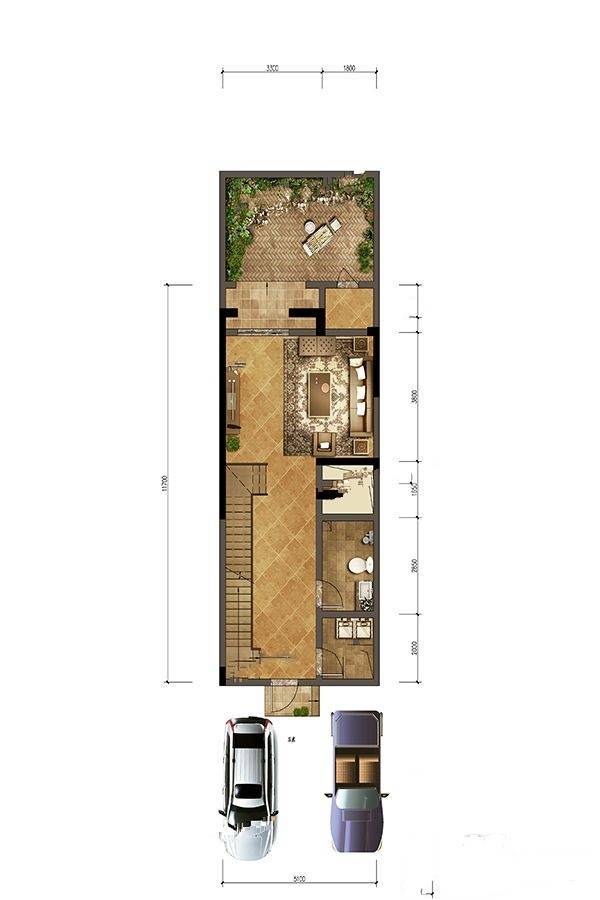 阳光城上林府2室2厅3卫160㎡户型图