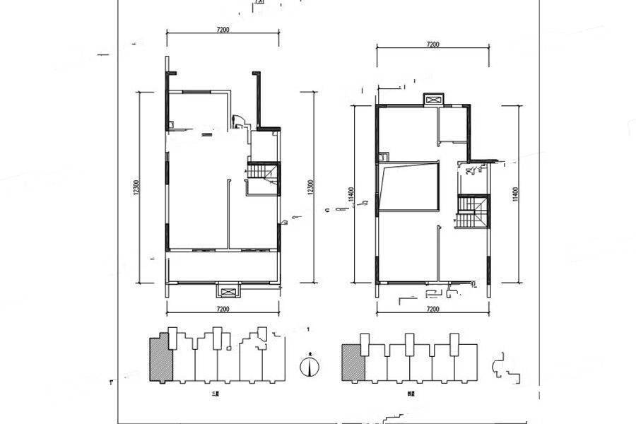 中航樾公馆4室2厅3卫167㎡户型图