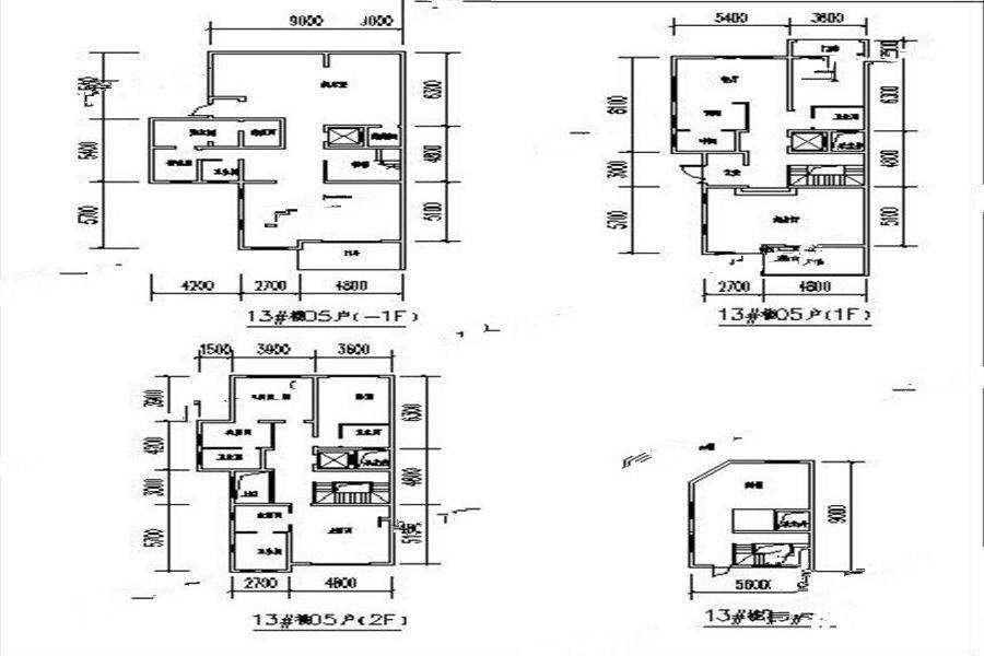 龙记玖玺4室2厅5卫475㎡户型图