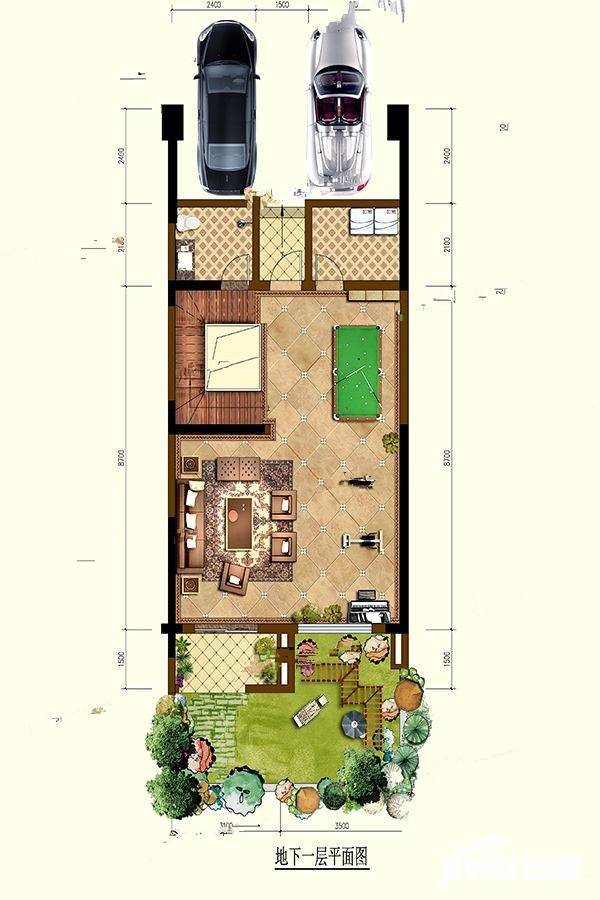 阳光城上林府3室3厅3卫200㎡户型图