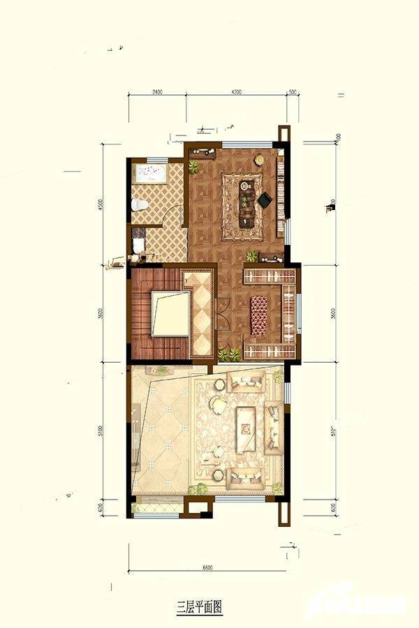 阳光城上林府3室3厅3卫200㎡户型图