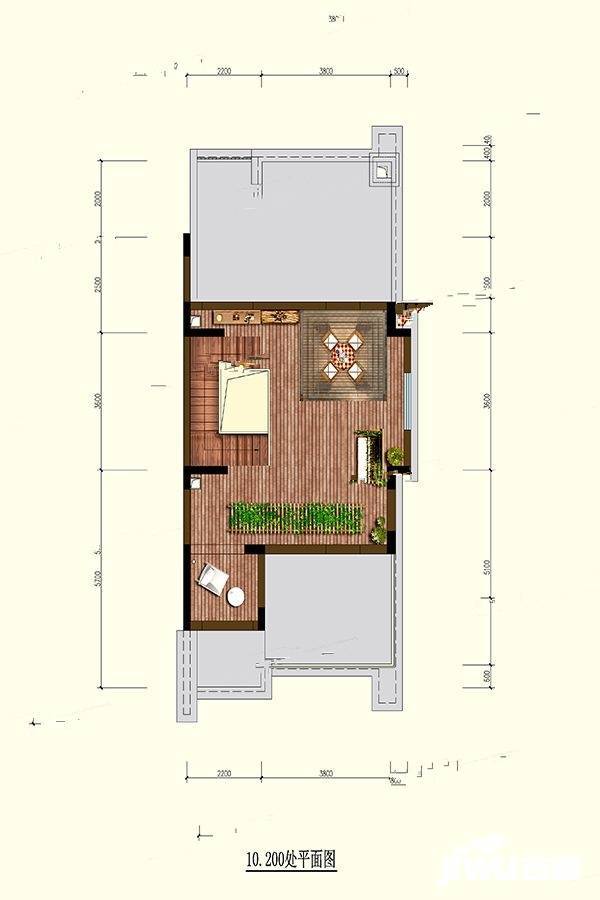 阳光城上林府3室3厅3卫180㎡户型图