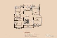 东方国际公馆4室2厅2卫146㎡户型图