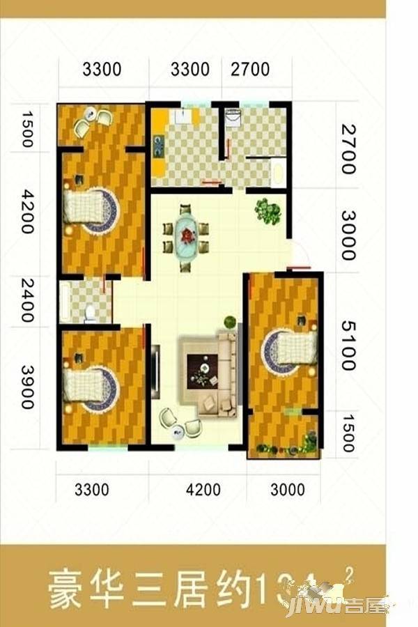 荆渎华府户型图