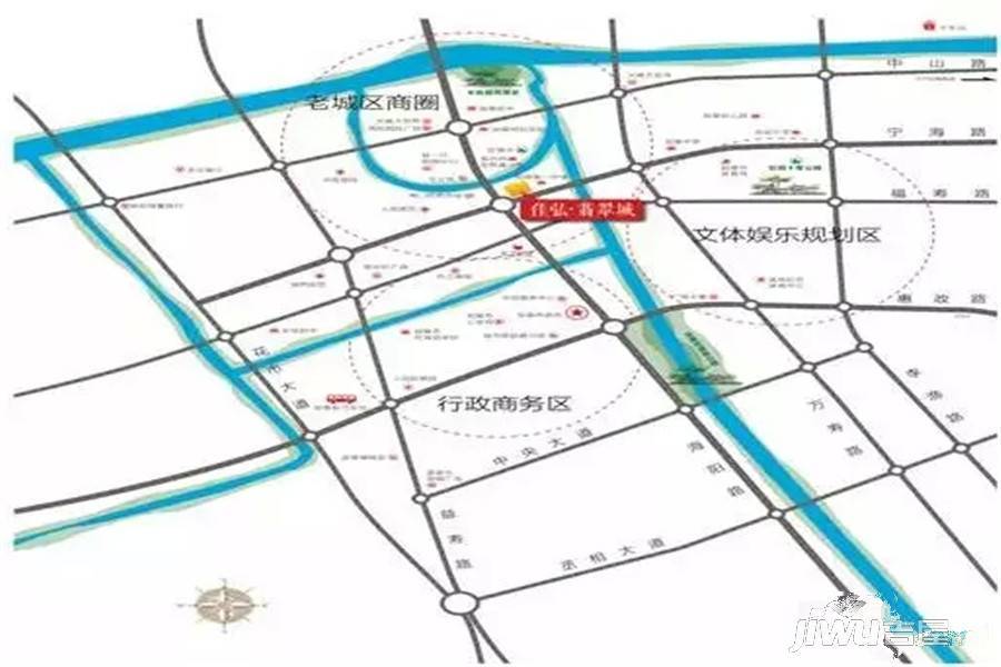 佳弘翡翠城位置交通图图片