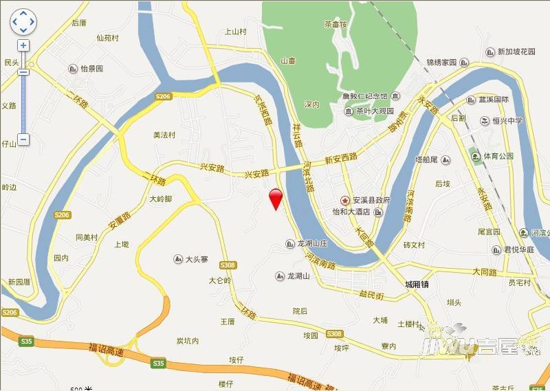 连捷山水悦城位置交通图