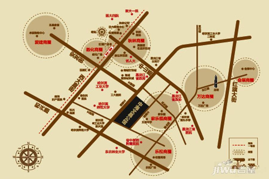 中海文昌公馆位置交通图