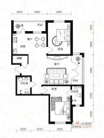 鑫都丽水雅居2室2厅2卫124.3㎡户型图