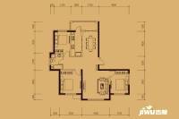 爱达壹号3室2厅1卫132.4㎡户型图