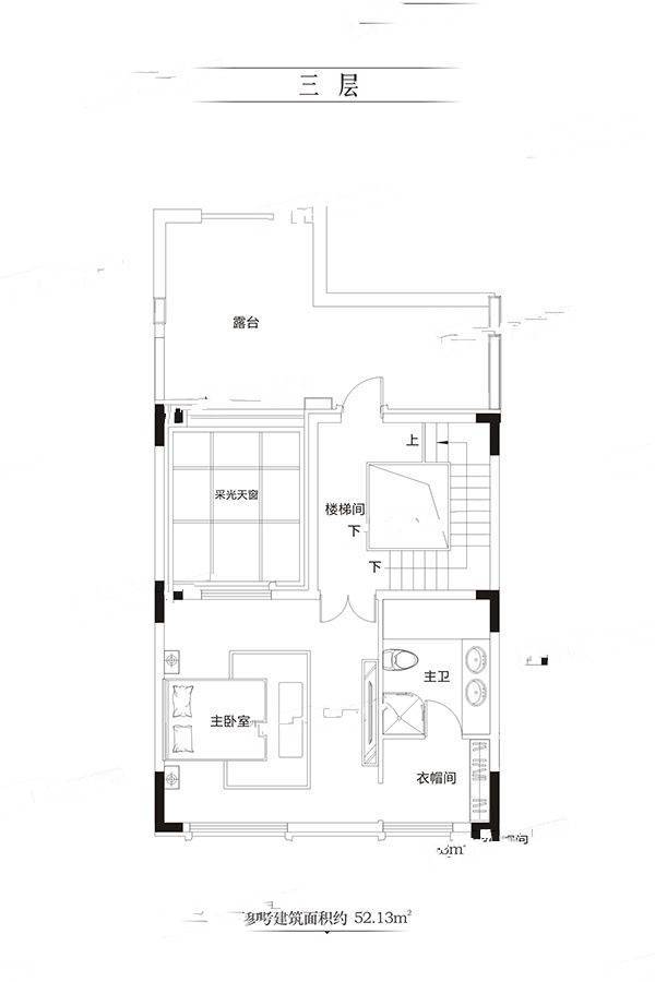 保利水韵长滩五期和墅2室2厅3卫237.7㎡户型图