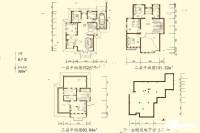 御泉国际公馆5室3厅3卫365㎡户型图