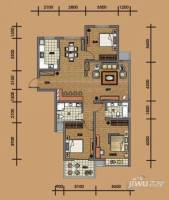 金汇康郡3室3厅3卫126.7㎡户型图