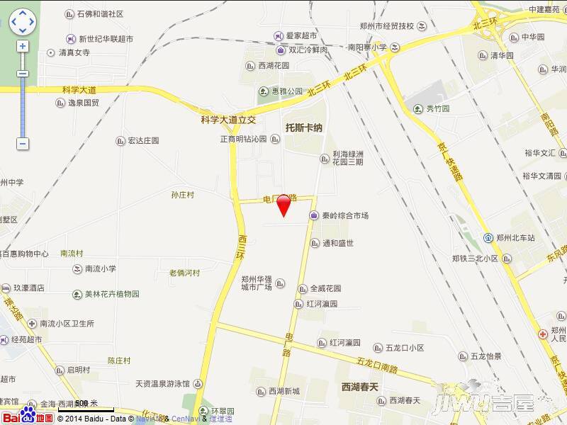 河南省国家大学科技园东区配套图图片