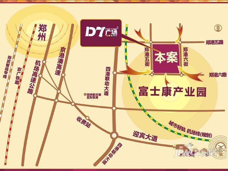 郑港新坐标位置交通图4