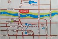 黄河春天位置交通图图片