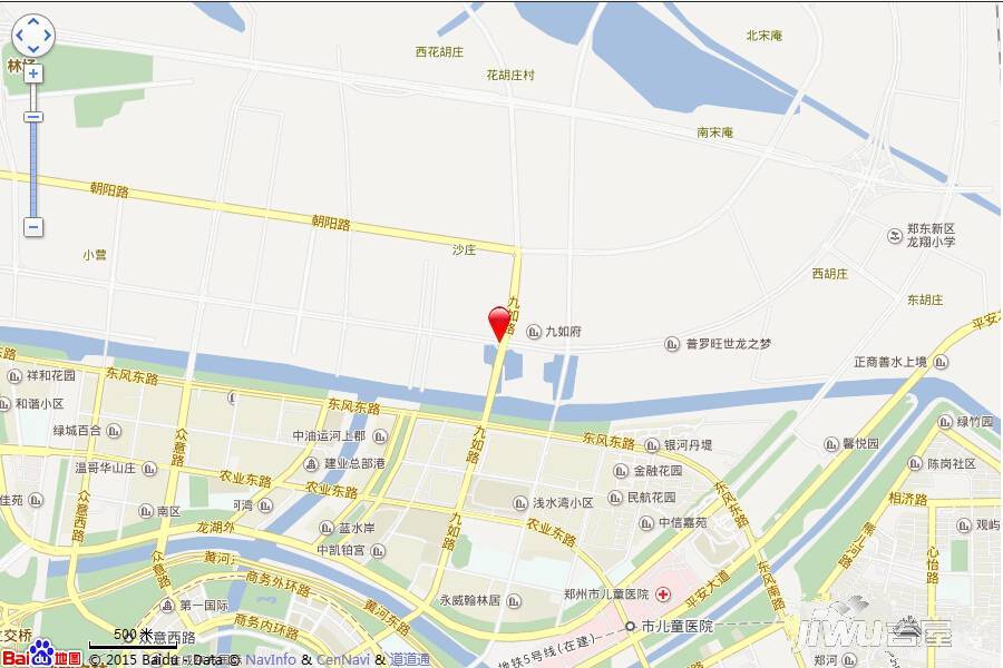 龙湖上第位置交通图图片