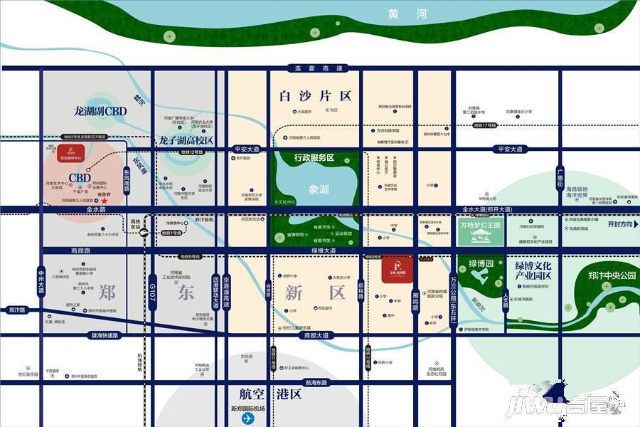 蓝城玫瑰园位置交通图图片
