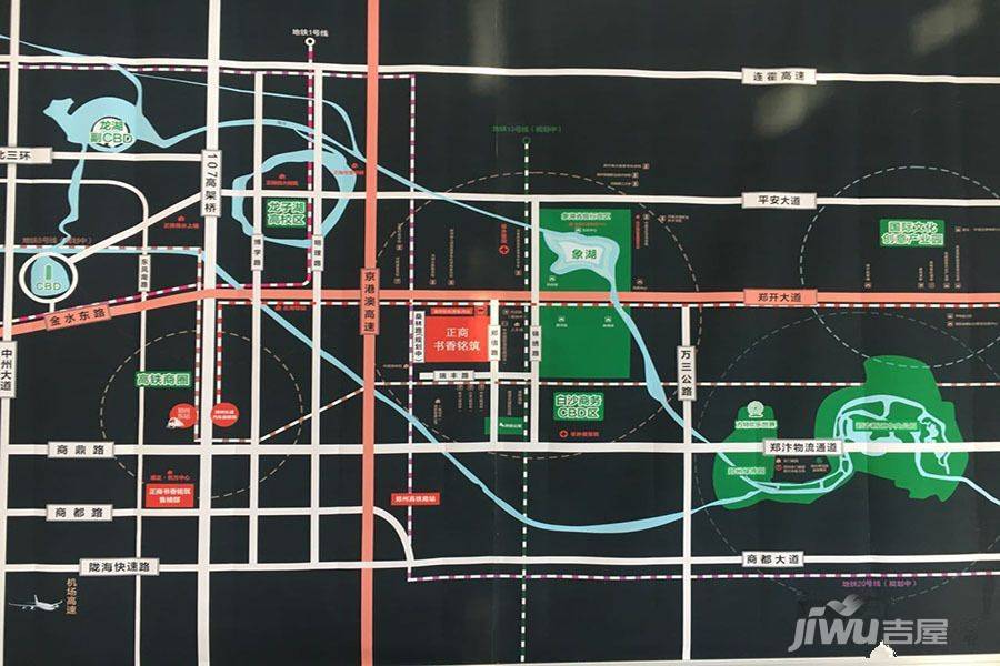 正商书香铭筑位置交通图图片