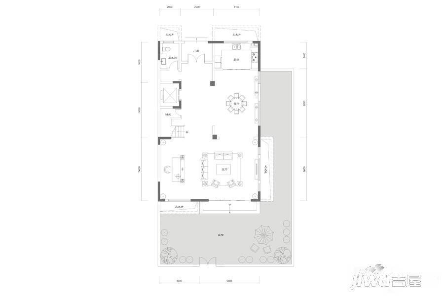 建业海马九如府6室2厅7卫420㎡户型图